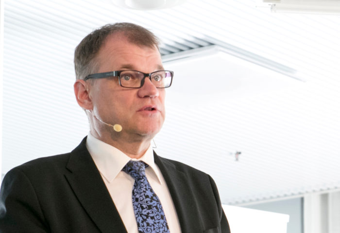 Tech Day Finland -tapahtumassa puhunut pääministeri Juha Sipilä uskoo, että t&k-panostukset pystytään nostamaan neljään prosenttiin bruttokansantuotteesta.
